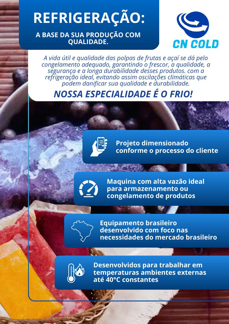 Capa — Folder Polpas de Frutas e Açaí 2026